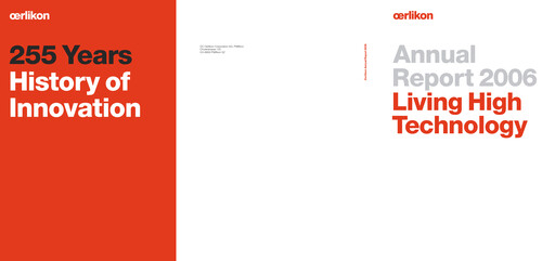 Thumbnail OC Oerlikon Annual Report 2006