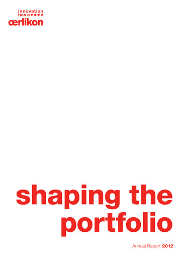 Vorschaubild OC Oerlikon Jahresbericht 2012