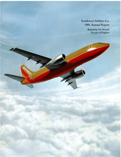 Thumbnail Southwest Airlines Annual Report 1981