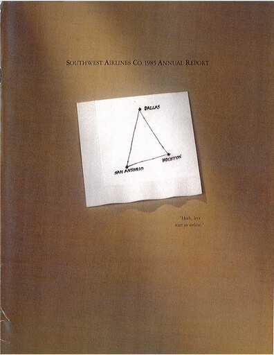 Thumbnail Southwest Airlines Annual Report 1985