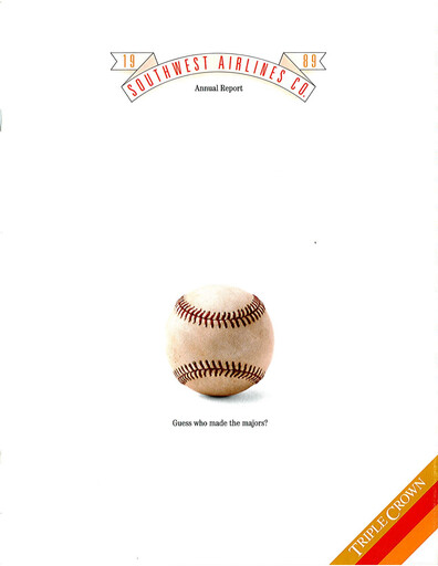 Thumbnail Southwest Airlines Annual Report 1989