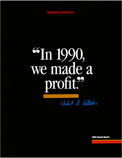 Thumbnail Southwest Airlines Annual Report 1990