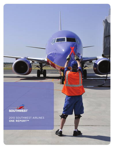 Thumbnail Southwest Airlines ESG Report 2010