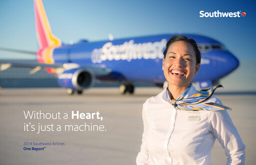 Thumbnail Southwest Airlines ESG Report 2014