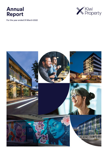 Miniature Kiwi Property Rapport annuel 2022