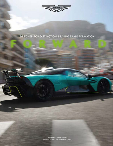 Miniature Aston Martin
 Rapport annuel 2025