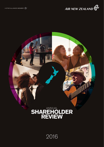 Thumbnail Air New Zealand
 Annual Report 2016