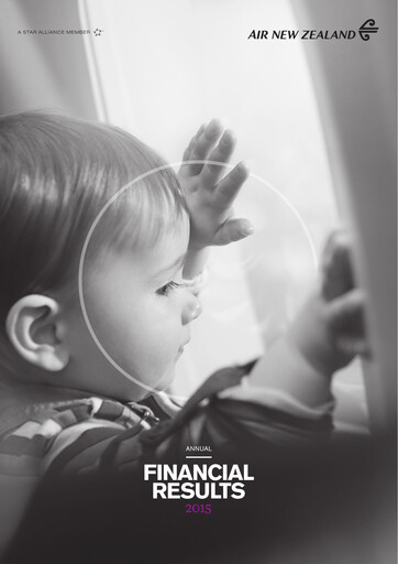 Thumbnail Air New Zealand
 Financial Statement 2015