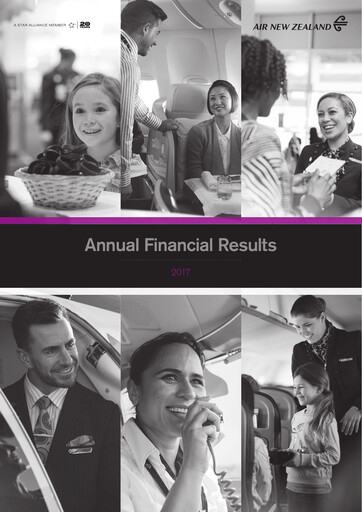 Thumbnail Air New Zealand
 Financial Statement 2017