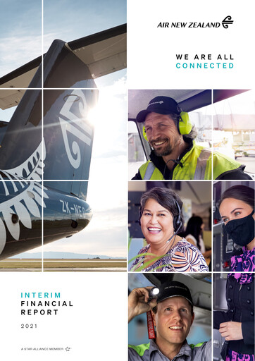 Thumbnail Air New Zealand
 Half-year Report 2021-h1