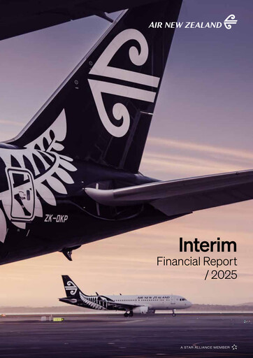 Thumbnail Air New Zealand
 Half-year Report 2025-h1