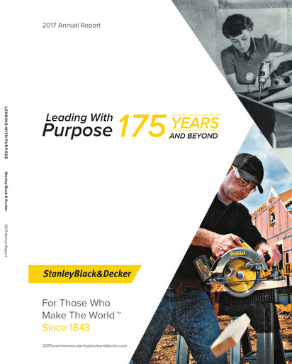 Thumbnail Stanley Black & Decker

 Annual Report 2017