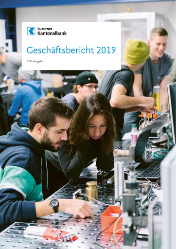 Vorschaubild Luzerner Kantonalbank Jahresbericht 2019