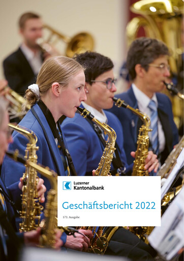 Vorschaubild Luzerner Kantonalbank Jahresbericht 2022