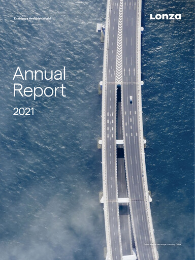 Miniature Lonza Rapport annuel 2021