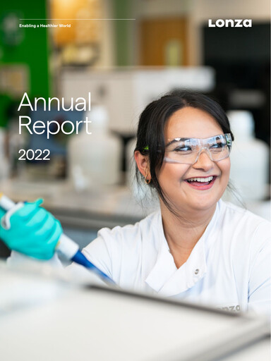 Miniature Lonza Rapport annuel 2022