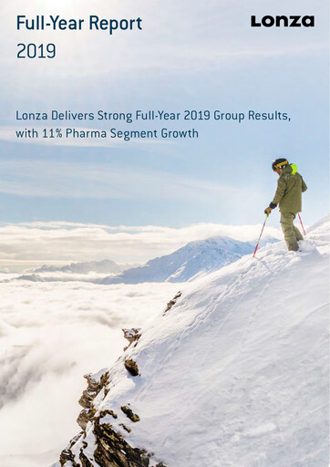 Miniature Lonza Bilan financier 2019