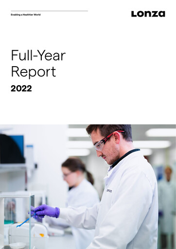 Miniature Lonza Bilan financier 2022