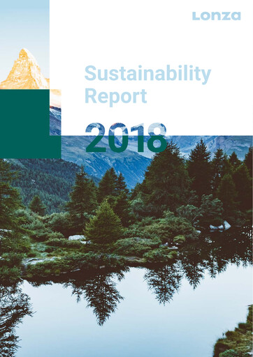 Thumbnail Lonza Sustainability Report 2018