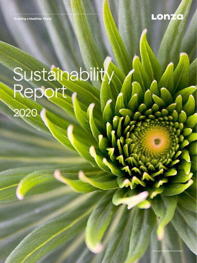 Thumbnail Lonza Sustainability Report 2020