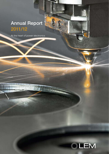Miniature LEM Holding Rapport annuel 2011-2012