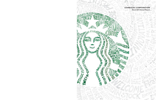 Thumbnail Starbucks Annual Report 2013