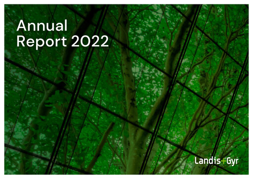 Miniature Landis+Gyr Rapport annuel 2022