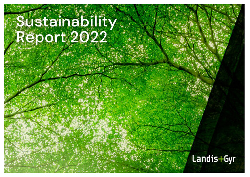 Thumbnail Landis+Gyr Sustainability Report 2021-2022