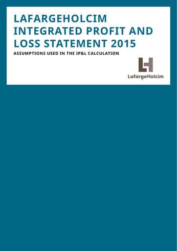 Thumbnail Holcim Group Annual Report 2015