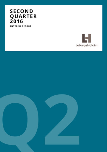 Thumbnail Holcim Group Half-year Report 2016-h1