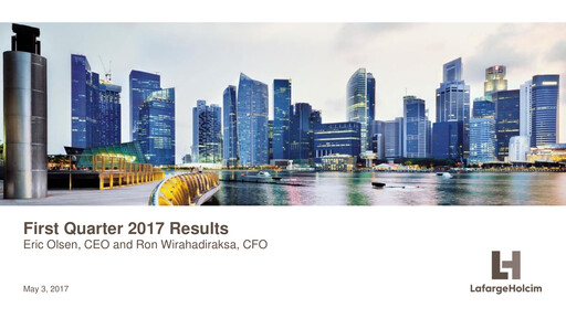 Thumbnail Holcim Group Quarterly Report 2017-q1