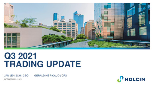 Thumbnail Holcim Group Quarterly Report 2021-q3