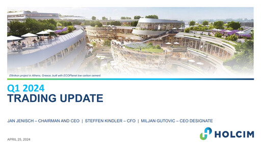 Thumbnail Holcim Group Quarterly Report 2024-q1