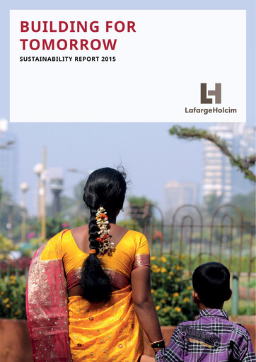 Miniature Holcim Group Rapport de durabilité 2015