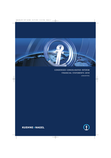 Vorschaubild Kühne + Nagel
 Halbjahresbericht 2010-h1