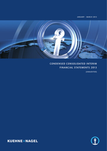 Vorschaubild Kühne + Nagel
 Quartalsbericht 2013-q1