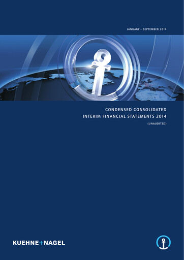 Vorschaubild Kühne + Nagel
 Quartalsbericht 2014-q3
