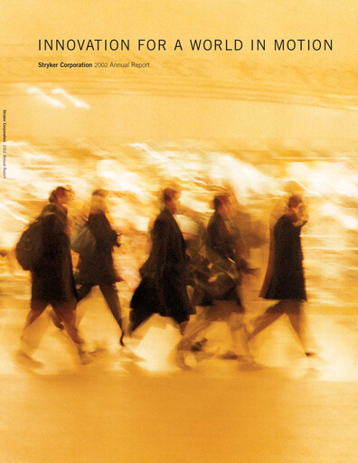 Thumbnail Stryker Corporation Annual Report 2002