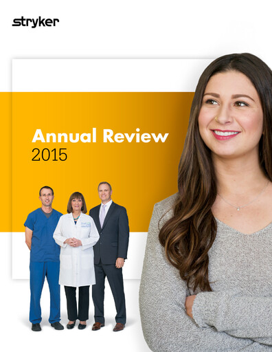 Thumbnail Stryker Corporation Annual Report 2015