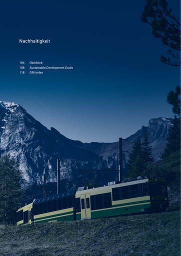 Thumbnail Jungfraubahn Holding AG Sustainability Report 2022