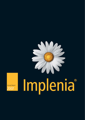 Thumbnail Implenia AG Annual Report 2007