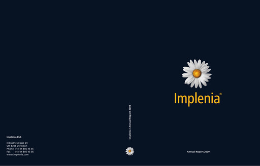 Thumbnail Implenia AG Annual Report 2009
