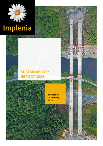 Thumbnail Implenia AG Sustainability Report 2024