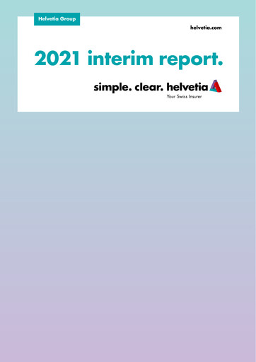 Thumbnail Helvetia Holding Half-year Report 2021-h1