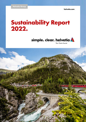 Miniature Helvetia Holding Rapport de durabilité 2022