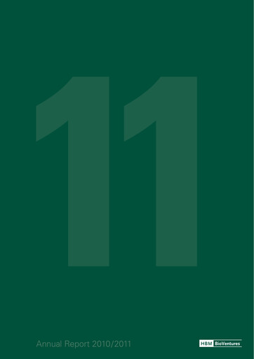 Thumbnail HBM Healthcare Investments Annual Report 2010-2011