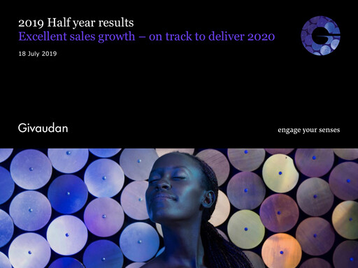 Miniature Givaudan Rapport semestriel 2019-h1