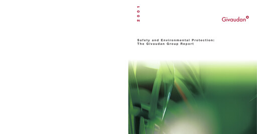 Miniature Givaudan Rapport de durabilité 2001
