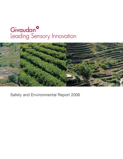 Miniature Givaudan Rapport de durabilité 2006