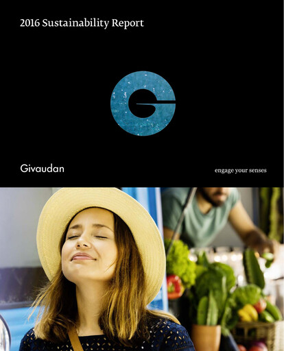 Miniature Givaudan Rapport de durabilité 2016